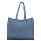 Mario Valentino Blue Polyethylene Handbag