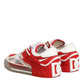 Dolce & Gabbana Multicolor Leather Custom 2.Zero Sneakers Shoes