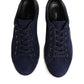 Dolce & Gabbana Blue Leather Suede Low Top Sneakers Shoes