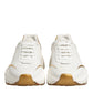 Dolce & Gabbana White Gold Daymaster Low Top Sneakers  Shoes
