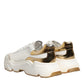 Dolce & Gabbana White Gold Daymaster Low Top Sneakers  Shoes