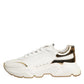 Dolce & Gabbana White Gold Daymaster Low Top Sneakers  Shoes