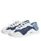 Dolce & Gabbana Multicolor Cotton Low Top NS1 Sneakers Shoes