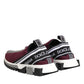 Dolce & Gabbana Maroon Slip On Sorrento Men Sneakers Shoes