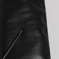 Dolce & Gabbana Black Leather Stiletto Knee High Boots Shoes