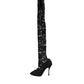 Dolce & Gabbana Black Taormina Lace Socks Pumps Boots Shoes
