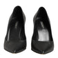 Dolce & Gabbana Black Patent Leather High Heels Pumps Shoes
