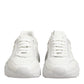 Dolce & Gabbana White Leather Daymaster Low Top Sneakers Shoes