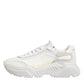 Dolce & Gabbana White Leather Daymaster Low Top Sneakers Shoes