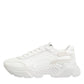 Dolce & Gabbana White Leather Daymaster Low Top Sneakers Shoes