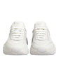 Dolce & Gabbana White Leather Daymaster Low Top Sneakers Shoes
