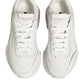 Dolce & Gabbana White Leather Daymaster Low Top Sneakers Shoes