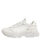 Dolce & Gabbana White Leather Daymaster Low Top Sneakers Shoes