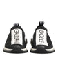 Dolce & Gabbana Black Logo Low Top Sorrento Sneakers Shoes