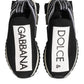 Dolce & Gabbana Black Logo Low Top Sorrento Sneakers Shoes