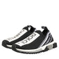 Dolce & Gabbana Black Logo Low Top Sorrento Sneakers Shoes