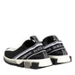 Dolce & Gabbana Black Logo Low Top Sorrento Sneakers Shoes