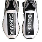 Dolce & Gabbana White Logo Low Top Sorrento Sneakers Shoes