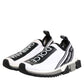 Dolce & Gabbana White Logo Low Top Sorrento Sneakers Shoes