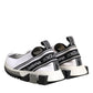 Dolce & Gabbana White Logo Low Top Sorrento Sneakers Shoes