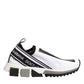 Dolce & Gabbana White Logo Low Top Sorrento Sneakers Shoes