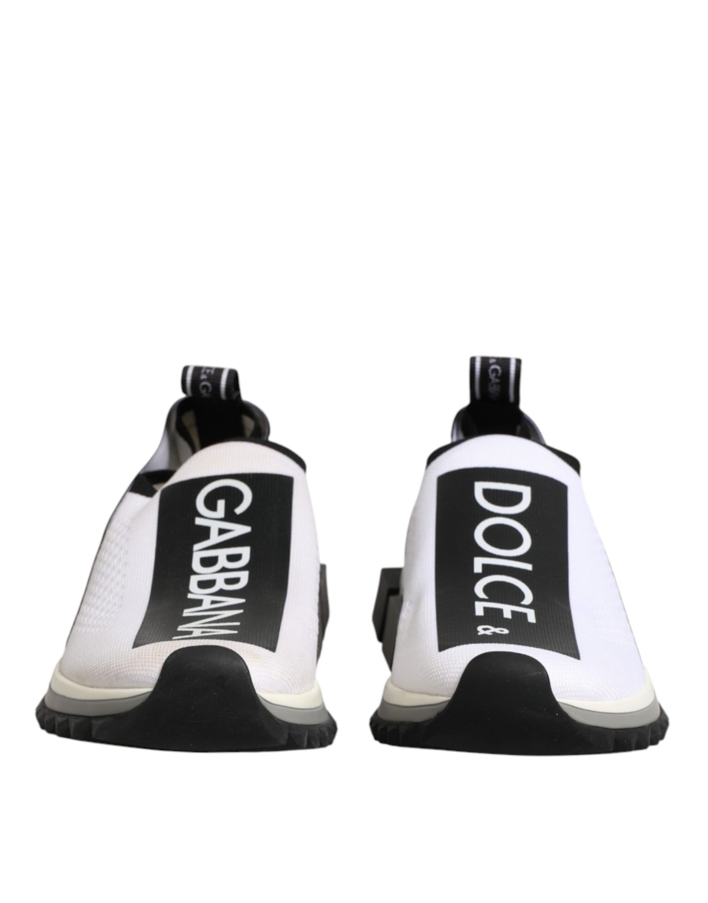 Dolce & Gabbana White Logo Low Top Sorrento Sneakers Shoes