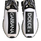 Dolce & Gabbana White Logo Low Top Sorrento Sneakers Shoes
