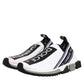 Dolce & Gabbana White Logo Low Top Sorrento Sneakers Shoes