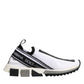 Dolce & Gabbana White Logo Low Top Sorrento Sneakers Shoes