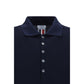 Thom Browne Blue Cotton Polo Shirt