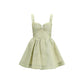 Zimmermann Green Linen Casual Dress