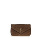 Saint Laurent Brown Calf Leather Bos Taurus Shoulder Bag