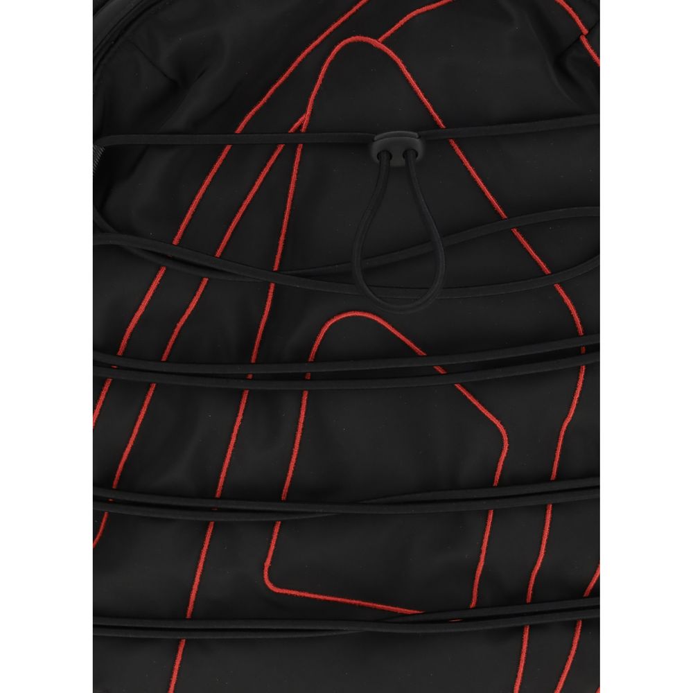 Diesel Black Polyester Backpack Mens Backpack
