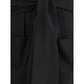 Ella Black Silk Casual Dress