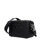PINKO Black Leather Crossbody Bag