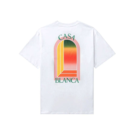 Casablanca White Cotton T-Shirt