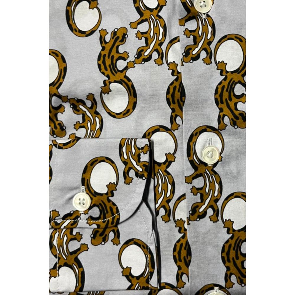 Bagutta Multicolor Cotton Shirt