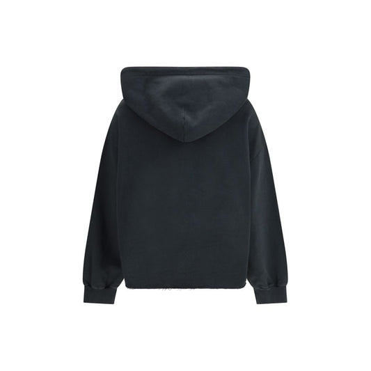MM6 Black Cotton Sweatshirt
