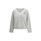 Brunello Cucinelli White Cotton Sweatshirt