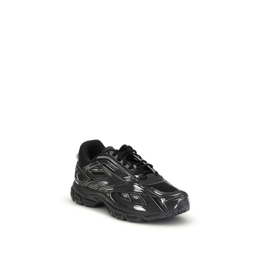 Reebok Black Polyethylene Athletic Sneakers