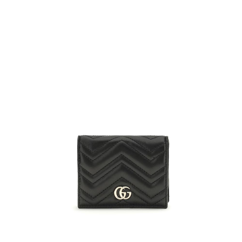 Gucci Black Lamb Ovis Aries Aries Wallet Womens Wallet