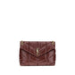 Saint Laurent Bordeaux Calf Leather Bos Taurus Shoulder Bag