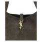 Saint Laurent Brown Calf Leather Bos Taurus Shoulder Bag Womens Shoulder Bag