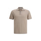 Cruna Beige Cotton Polo Shirt Mens T-Shirt