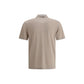 Cruna Beige Cotton Polo Shirt Mens T-Shirt