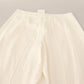 Tonello White High Waist Pleated Straight Formal Trouser Pants