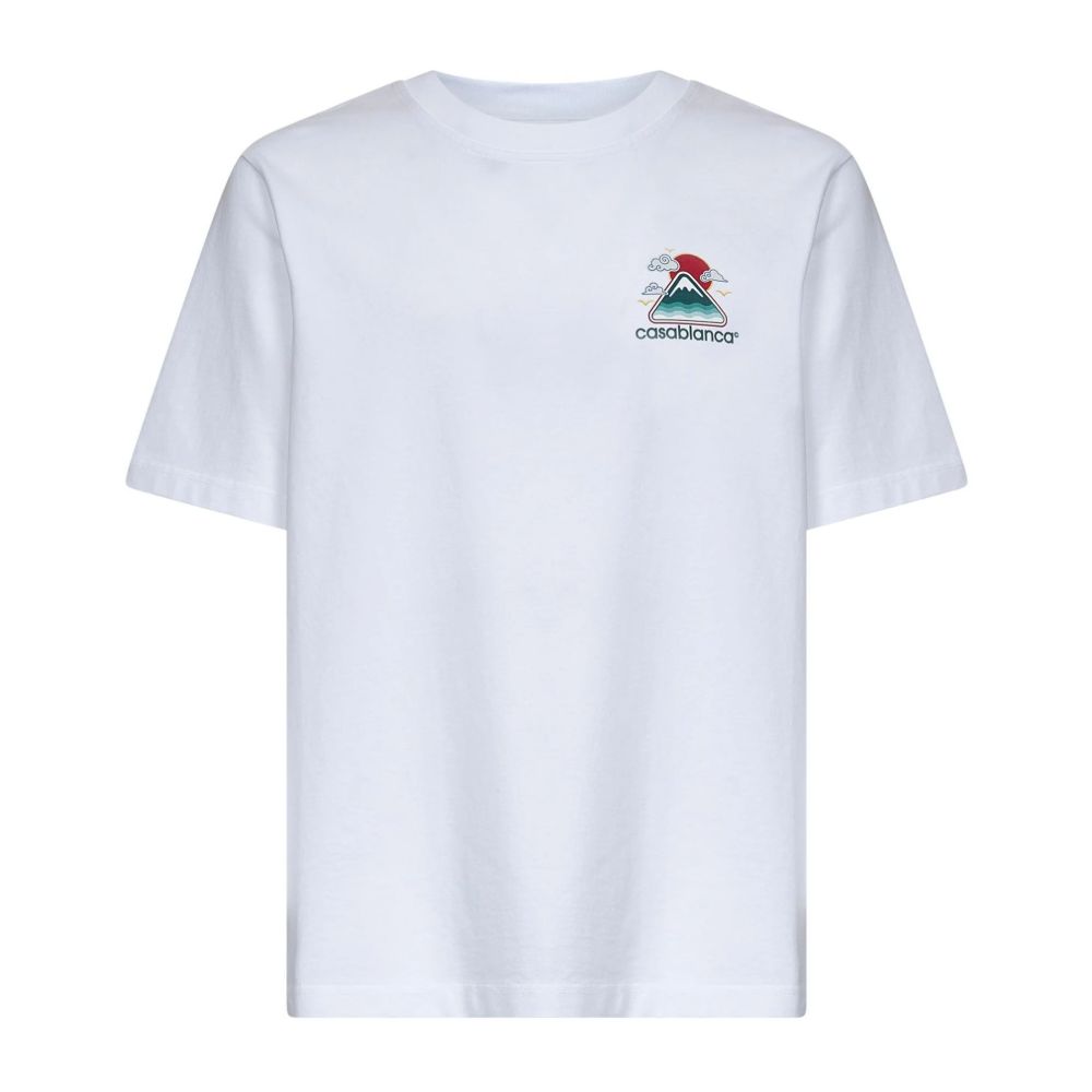 Casablanca White Cotton Men's T-Shirt