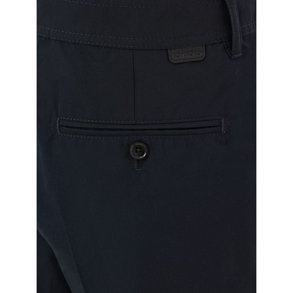 Tom Ford Black Polyester Bermuda Shorts Mens Shorts