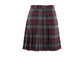 Dolce & Gabbana Bordeaux Wool Mini Skirt