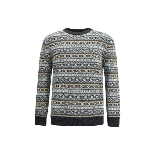Brooksfield Multicolor Wool Sweatshirt Mens Sweater